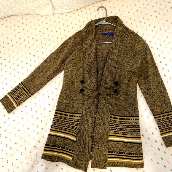 Apt 9 Brown and Cream Cardigan - Picture 1 of 4